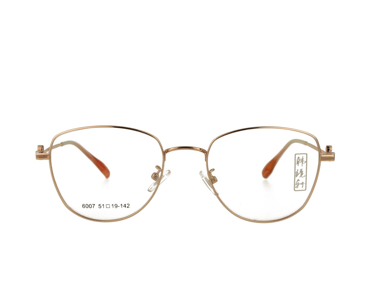 51 Size Butterfly Shape Designer Optical frame Stainless Steal Eyeglasses Woman Eyewear