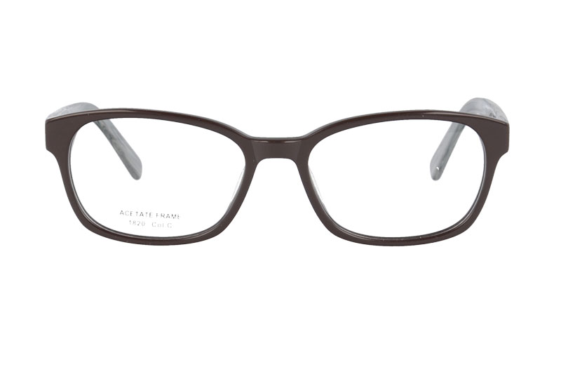 Acetate optical frame with spring hinge