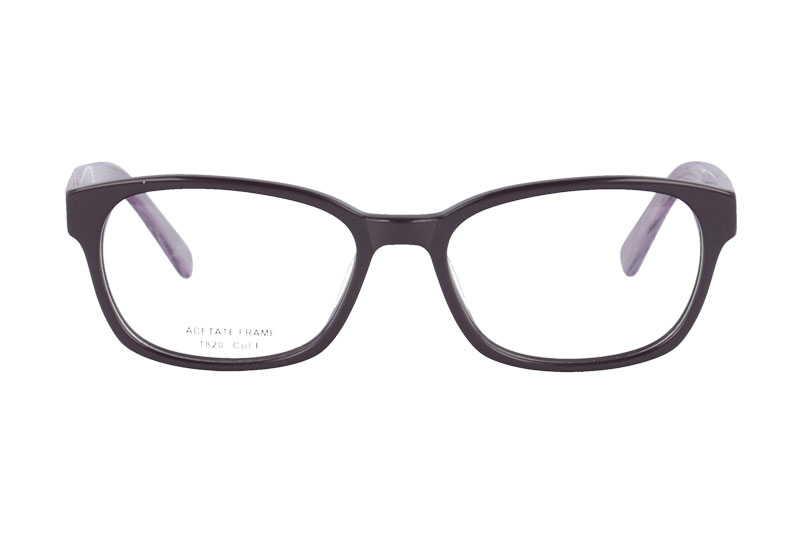 Acetate optical frame with spring hinge