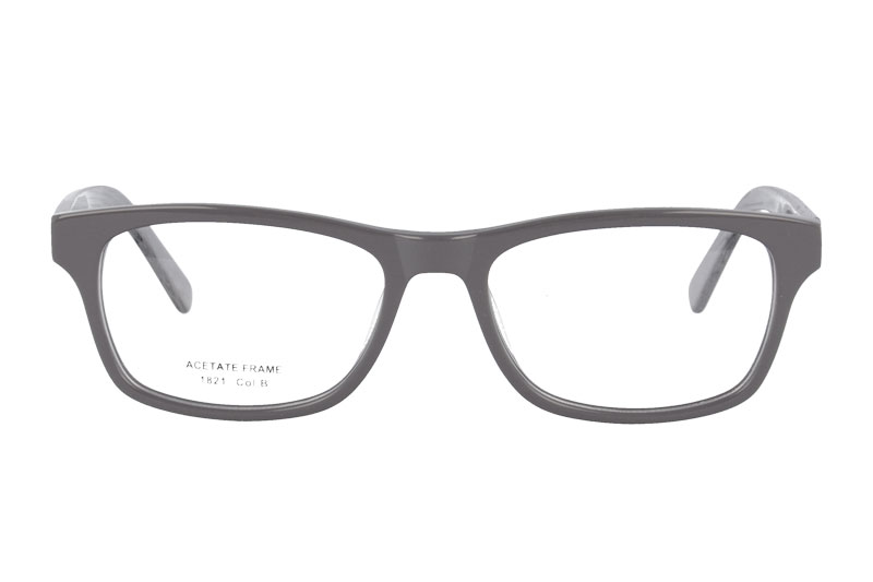 Acetate optical frame with spring hinge