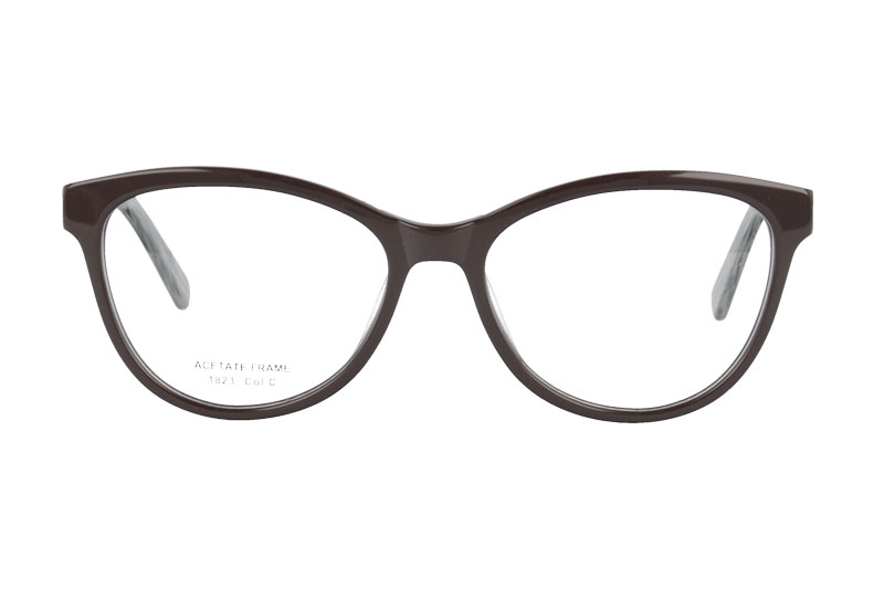 Acetate optical frame with spring hinge