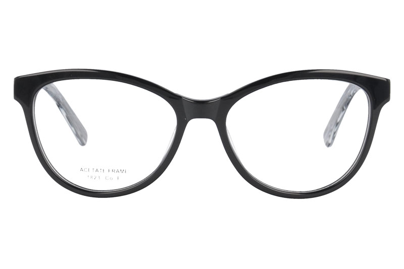 Acetate optical frame with spring hinge