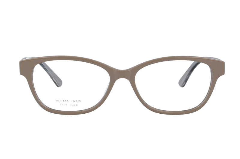 Acetate optical frame with spring hinge