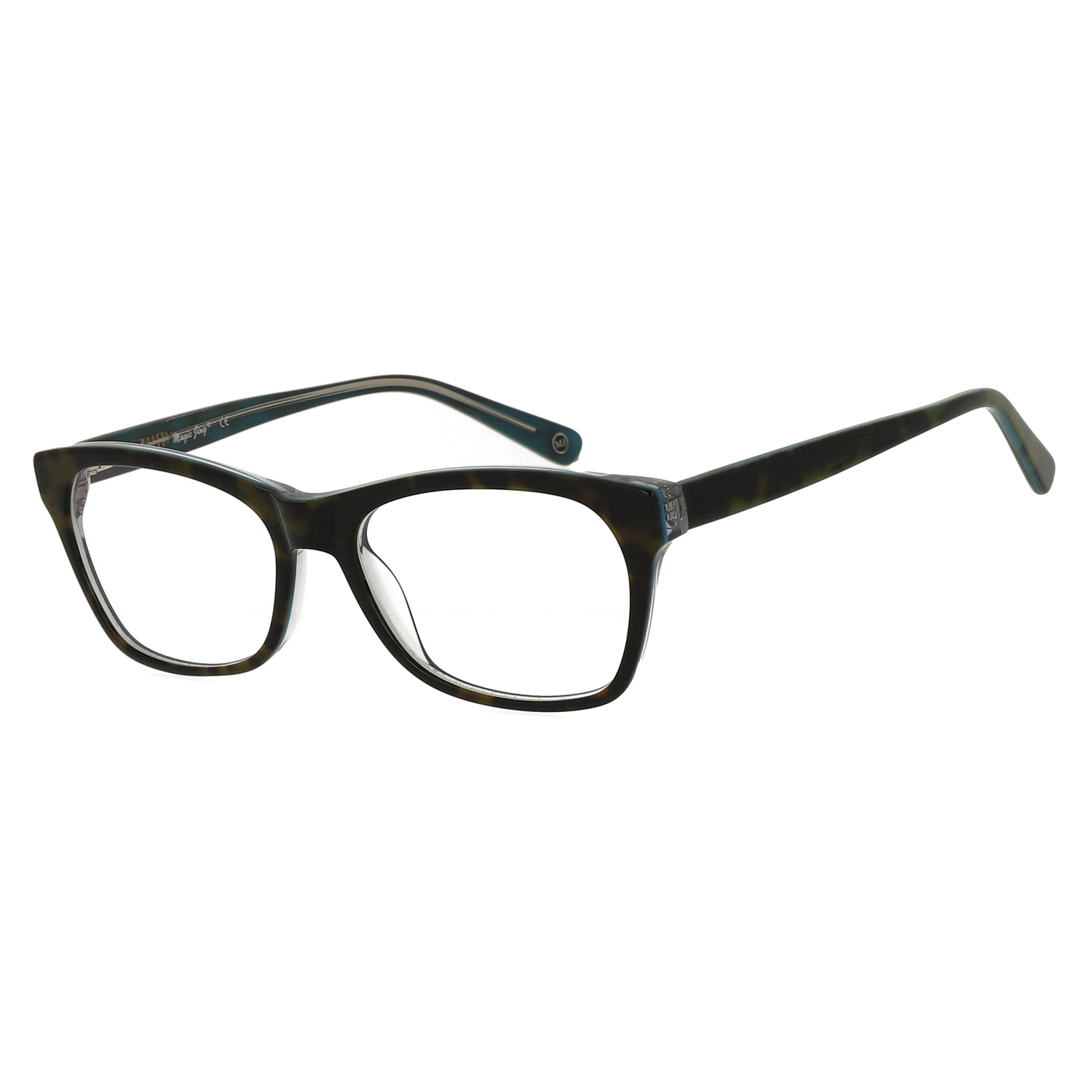 Acetate optical frame with spring hinge