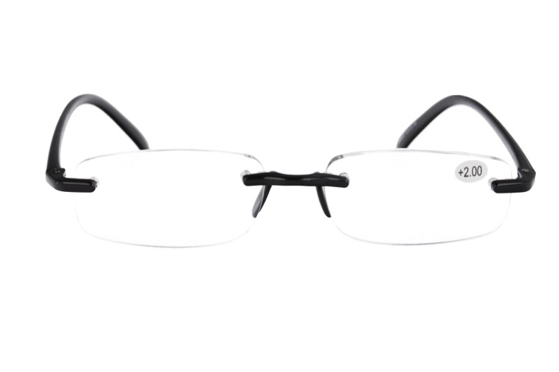 TR90 Rimless Reading Glasses Retro Ultra-light Reading Eyewear