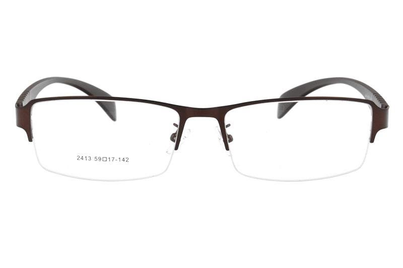 Metal eyeglasses RX optical frames myopia eyewear