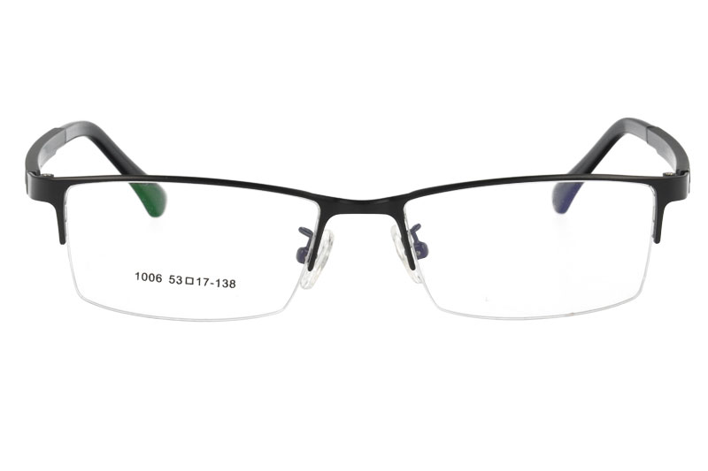 Metal optical frames with ultem temple eyewear  glasses
