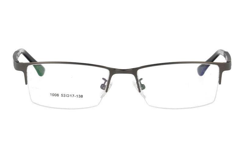 Metal optical frames with ultem temple eyewear  glasses