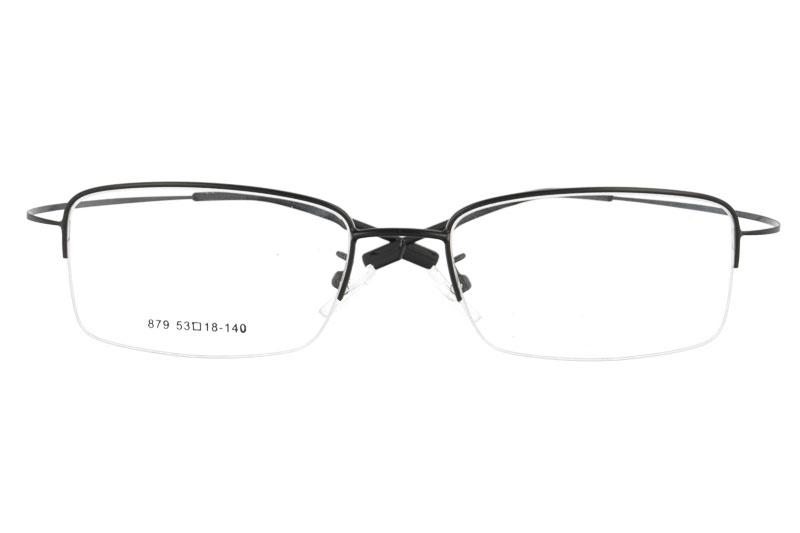 Hingless metal eyeglass myopia  eyewear RX optical frames