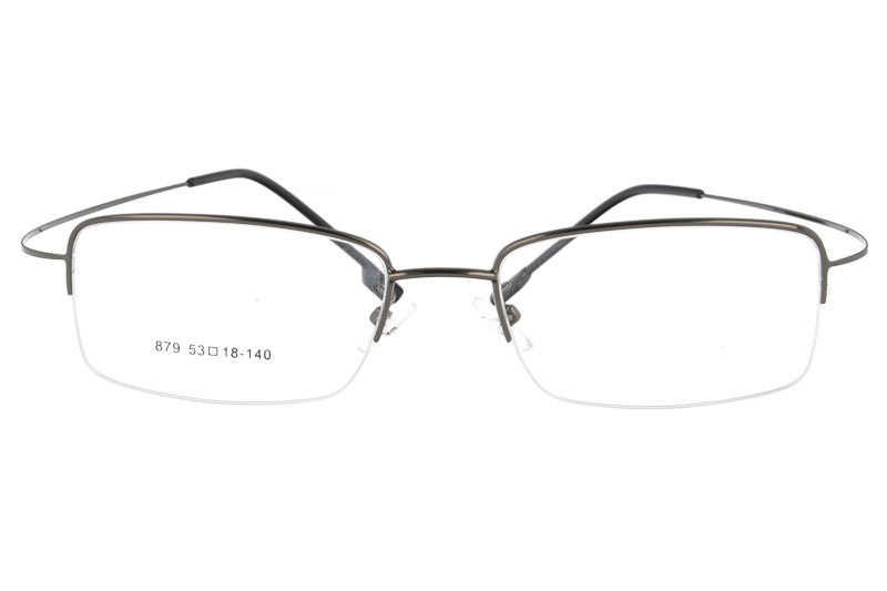 Hingless metal eyeglass myopia  eyewear RX optical frames