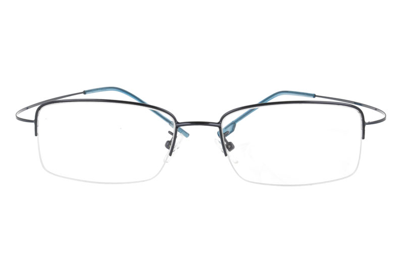 Hingless metal eyeglass myopia  eyewear RX optical frames