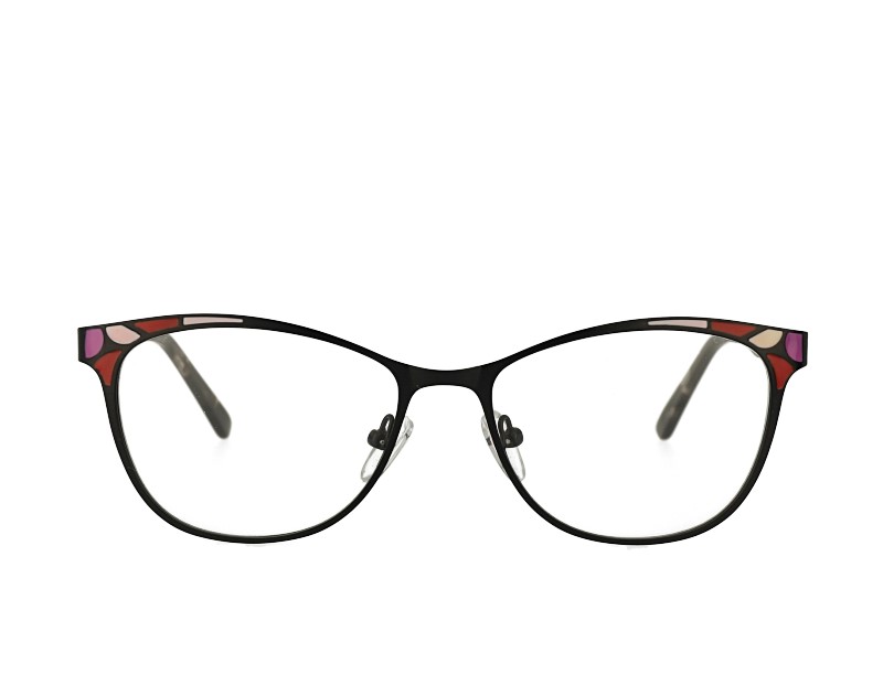 Designer Oval woman Stainless steel eyewear glasses