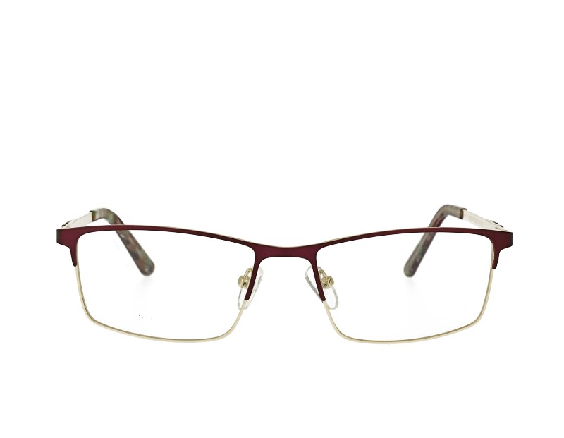 Rectangel womans stainless steel eyeglasses frame