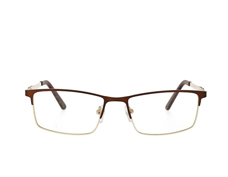 Rectangel womans stainless steel eyeglasses frame