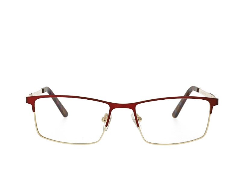 Rectangel womans stainless steel eyeglasses frame