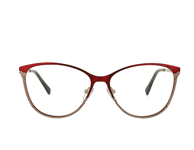 Magic Jing Cat Eye Stainless Steel Eyeglasses Frame Optical Glasses