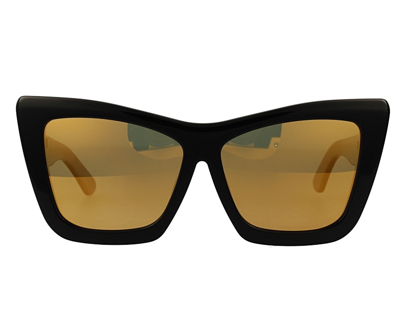 Bold Tick Acetate Cat Eye Design Sunglasses Eyewear