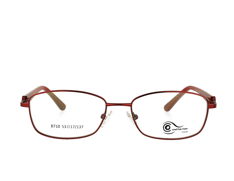 Unisex full rim stainless steel  metal eyeglasses