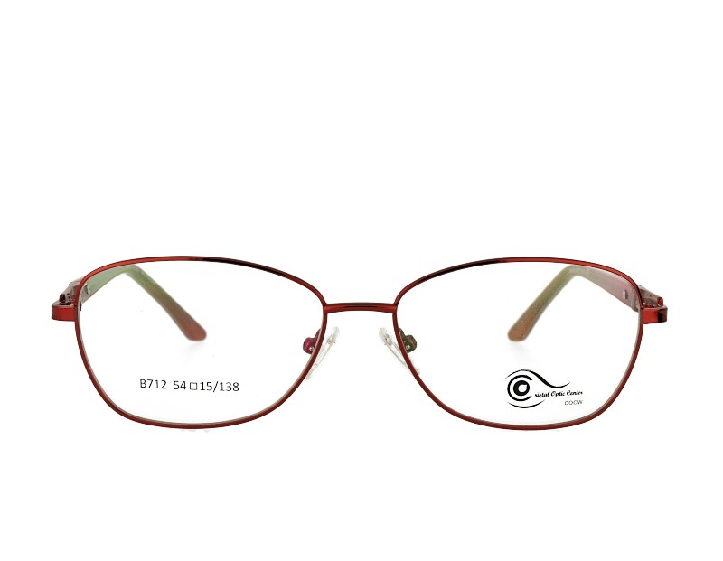 Unisex full rim stainless steel  metal eyeglasses