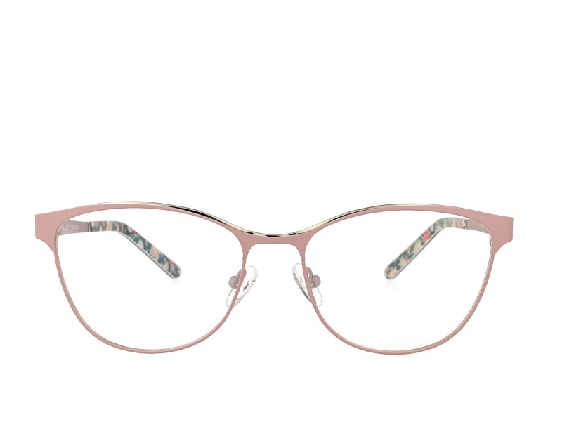 Cat Eye Full Rim Metal Frame with Acetate Tip Eyewear Spring Hinge