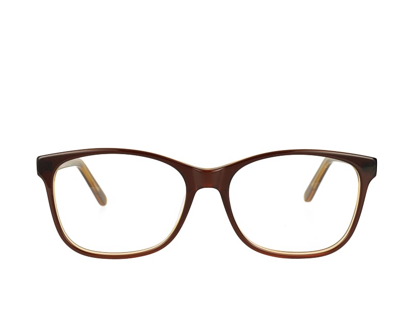 Square Acetate optical eyewear with spring hinge