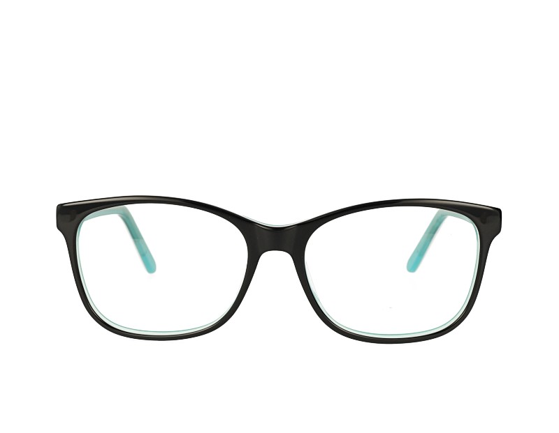 Square Acetate optical eyewear with spring hinge