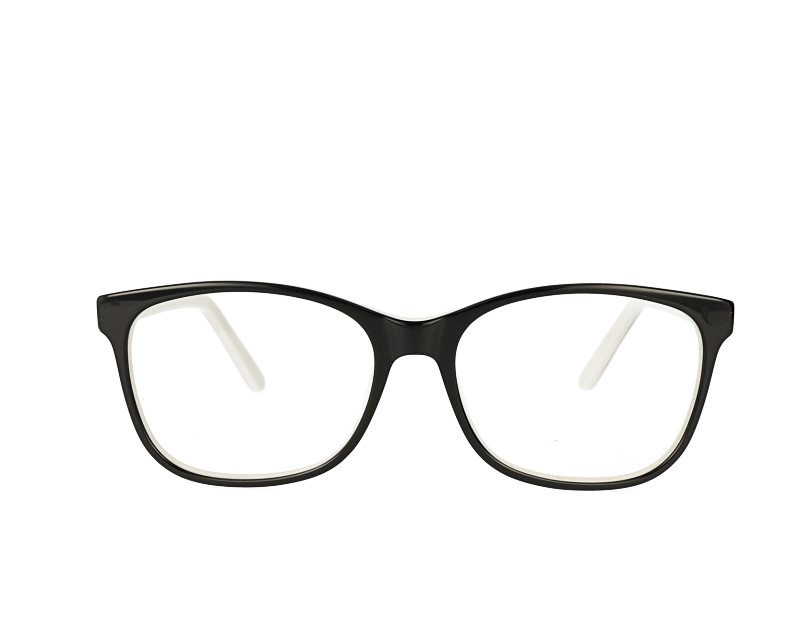 Square Acetate optical eyewear with spring hinge