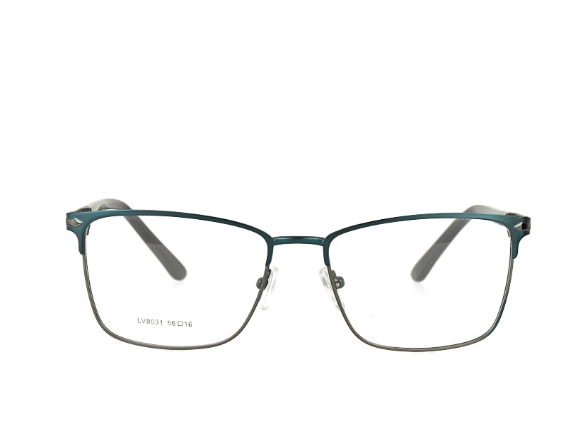 Square man's metcal optical Frame Acetate Temples