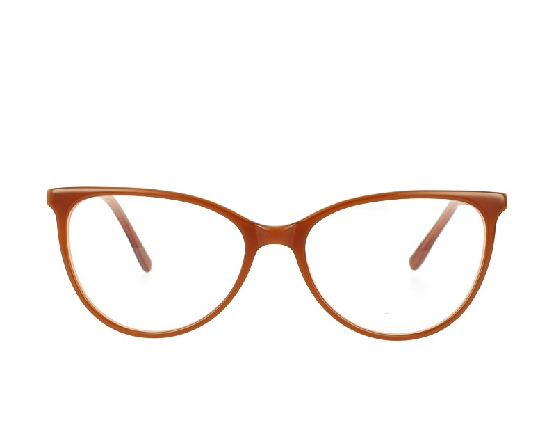 Cat Eye Acetate And Metal Combination Optical Frame