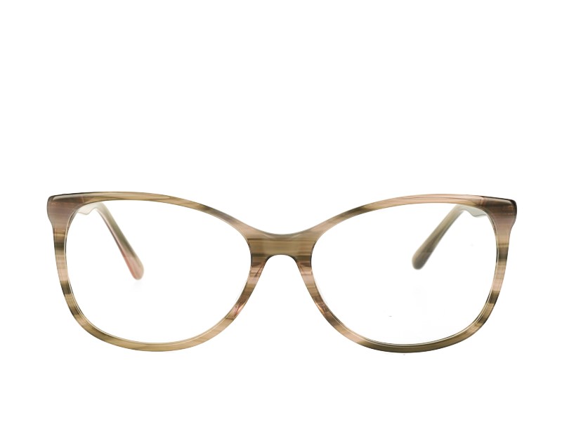 Oval Acetate Optical Frame Glasses