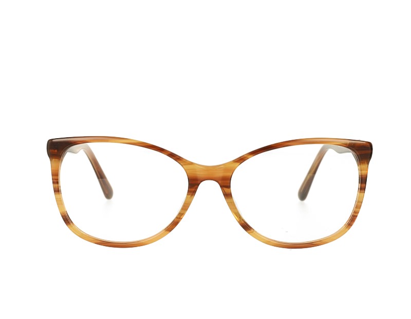 Oval Acetate Optical Frame Glasses