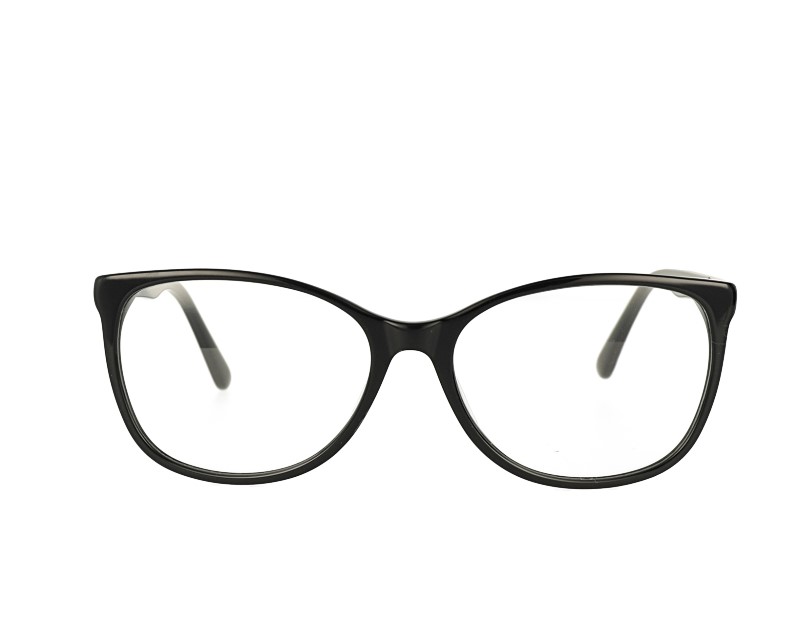 Oval Acetate Optical Frame Glasses