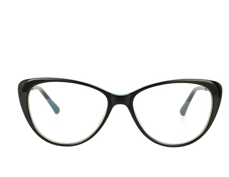 Cat eye Acetate and Stainless Steel Optical frame
