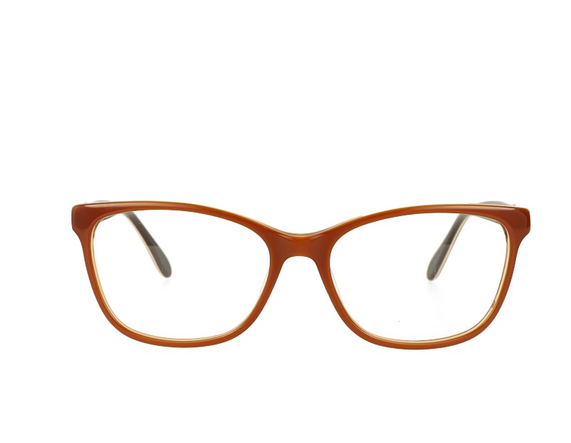 Oval Acetate Optical Frame Glasses
