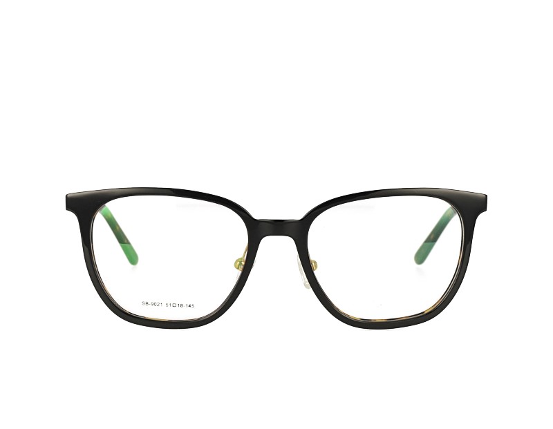 Acetate Designer Optical Frame Metal Temple