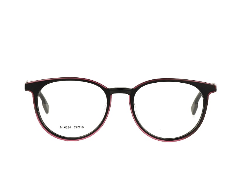 Acetate Designer Optical Frame Metal Temple