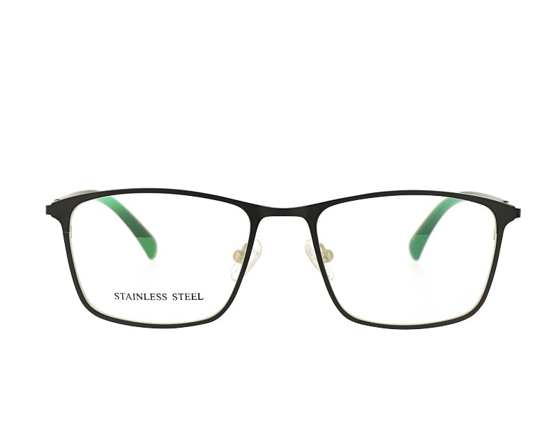 Man's Rectangle Metal Optical Eyewear