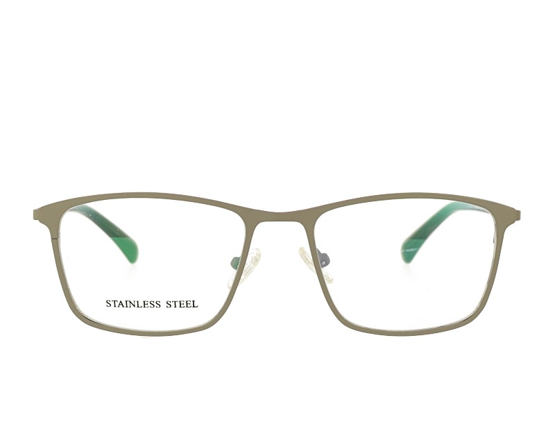 Man's Rectangle Metal Optical Eyewear