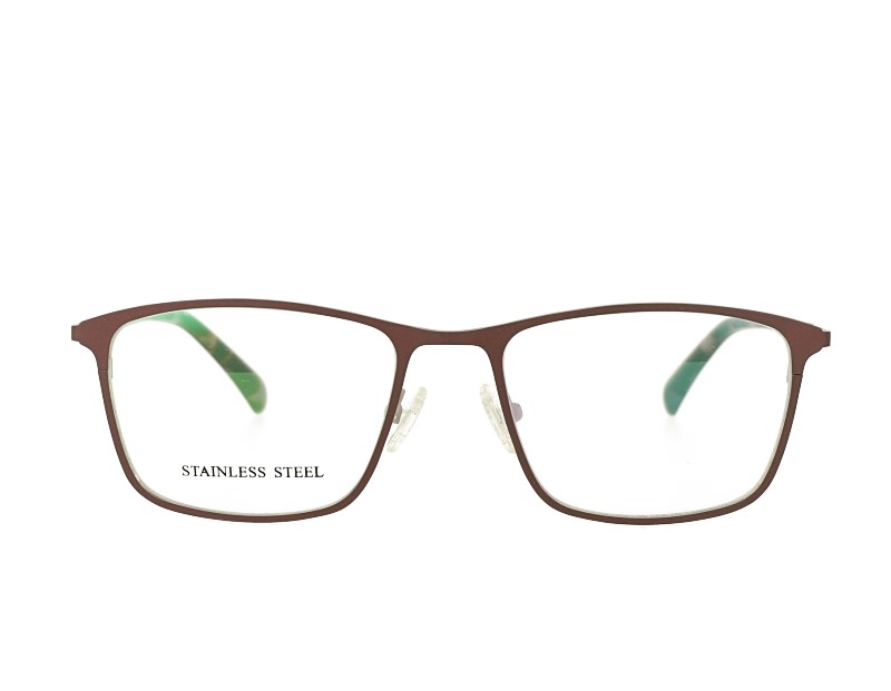 Man's Rectangle Metal Optical Eyewear