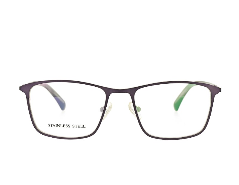 Man's Rectangle Metal Optical Eyewear