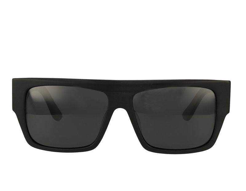 Rectangel Acetate Front wood temple Sunglasses