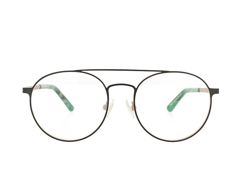 Retro Double bridge Stainless Steel Optical Glasses