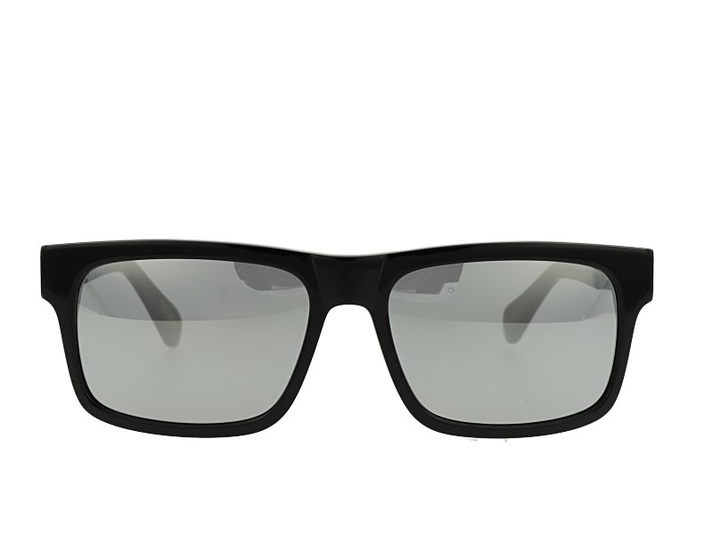 Rectangel Acetate Front Metal temple Sunglasses