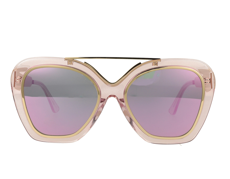 Butterfly Acetate Metal Combination Sunglasses