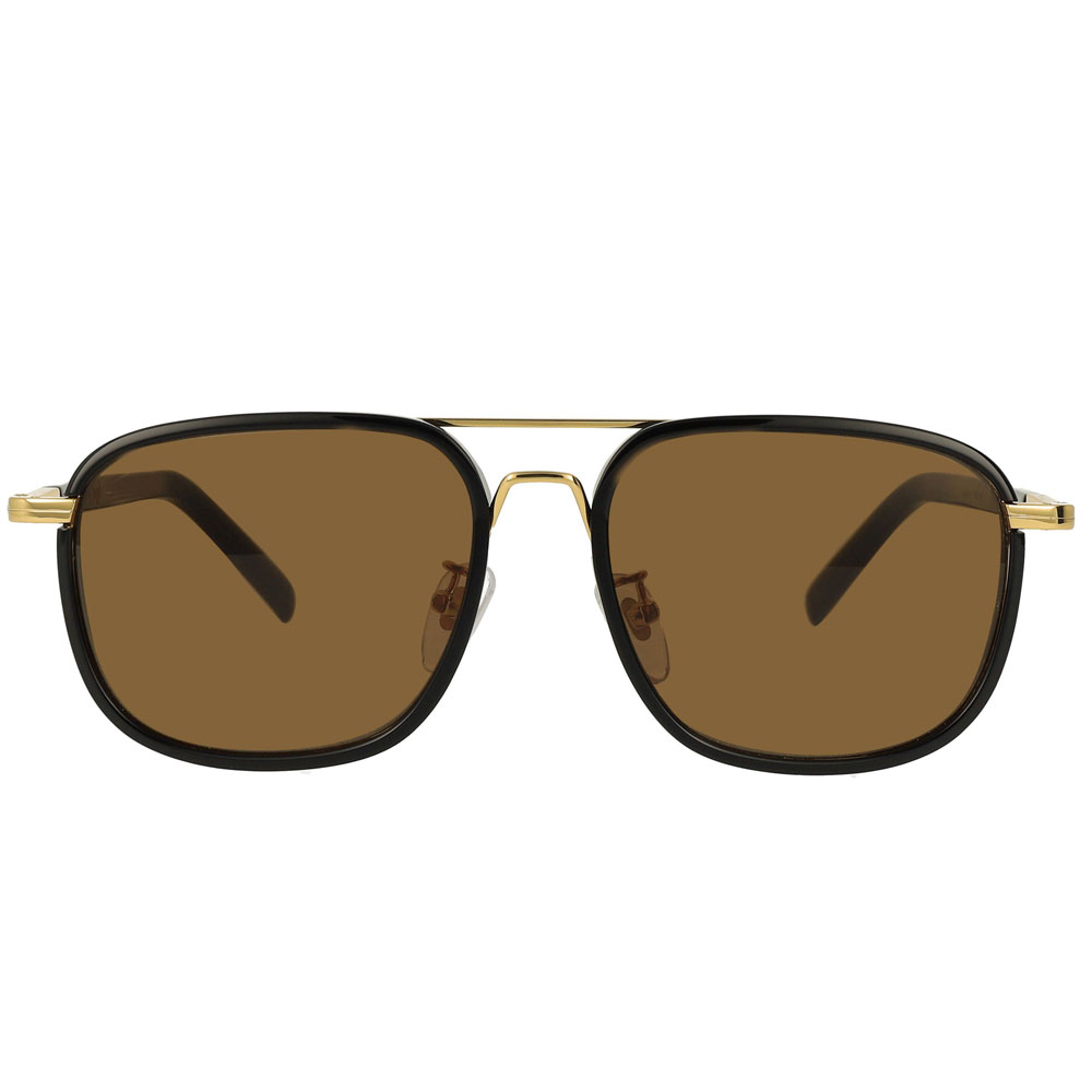 Acetate and Metal Combination Sunglasses