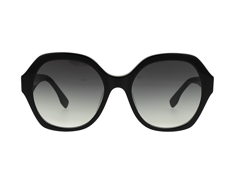 Womans Hexagon Designer Acetate Frame with CR39 Lens Sunglasses
