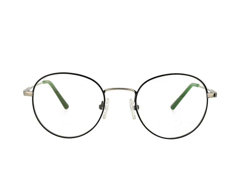 Metal glasses eyewear round prescription spectacles