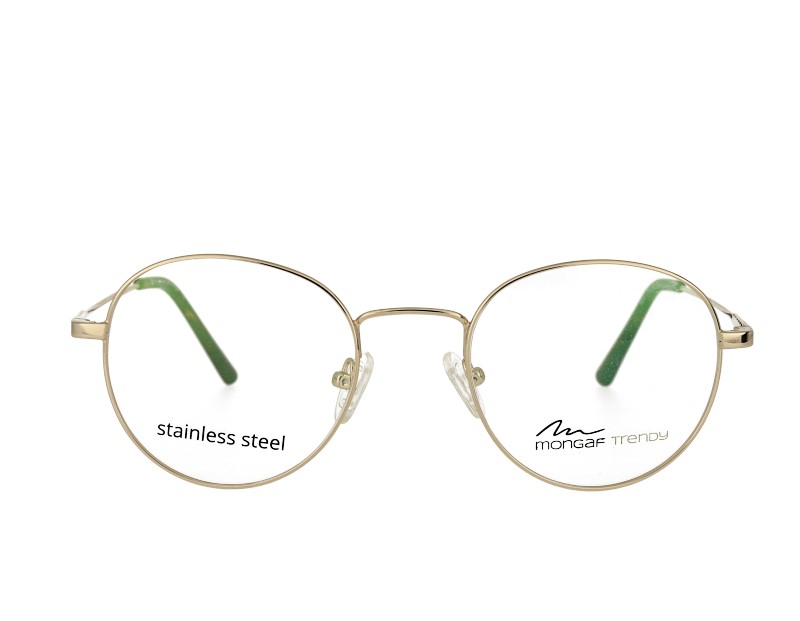 Metal glasses eyewear round prescription spectacles