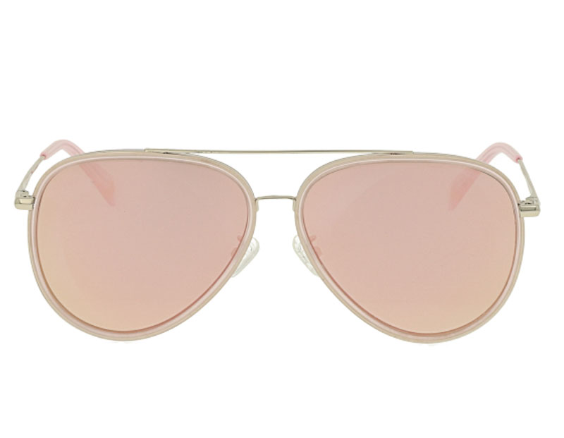 Acetate and Metal Combination Sunglasses