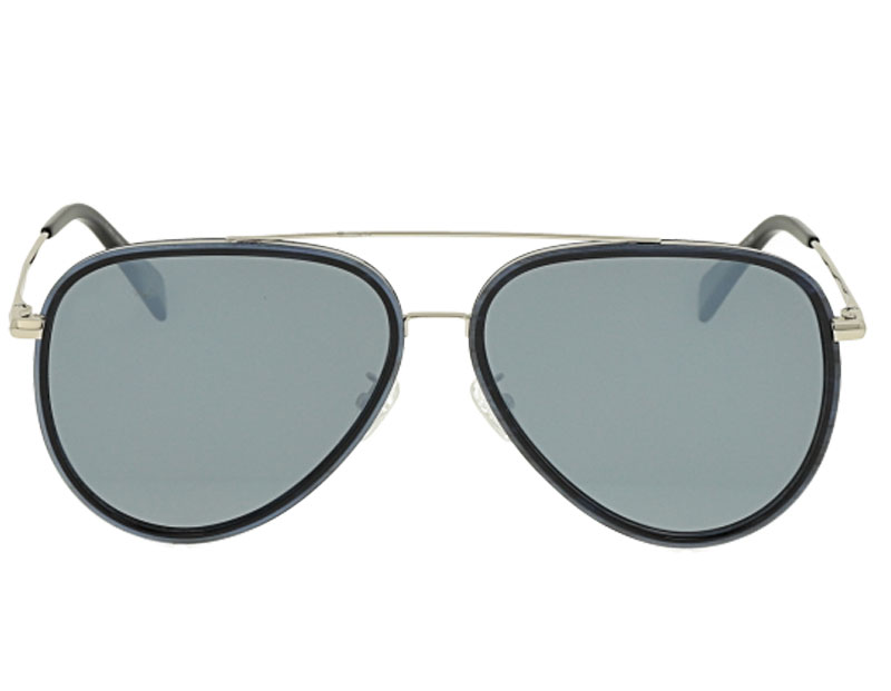 Acetate and Metal Combination Sunglasses